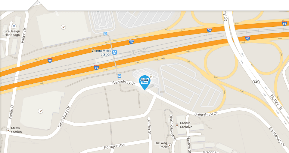 Bus from Virginia to New York City with BestBus Luxury Bus